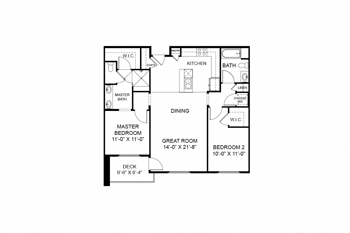 2 Bedroom 2D